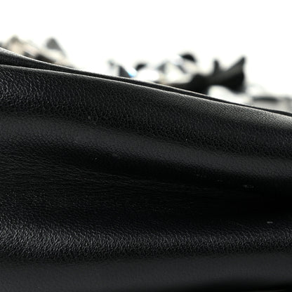Fendi Nappa Crystal Flowerland Micro Peekaboo Iconic Satchel Black 12 of 12