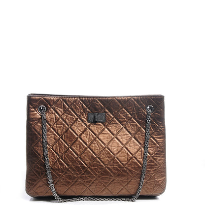 Chanel Aged Calfskin Reissue 2.55 Tote Bronze 1 of 7
