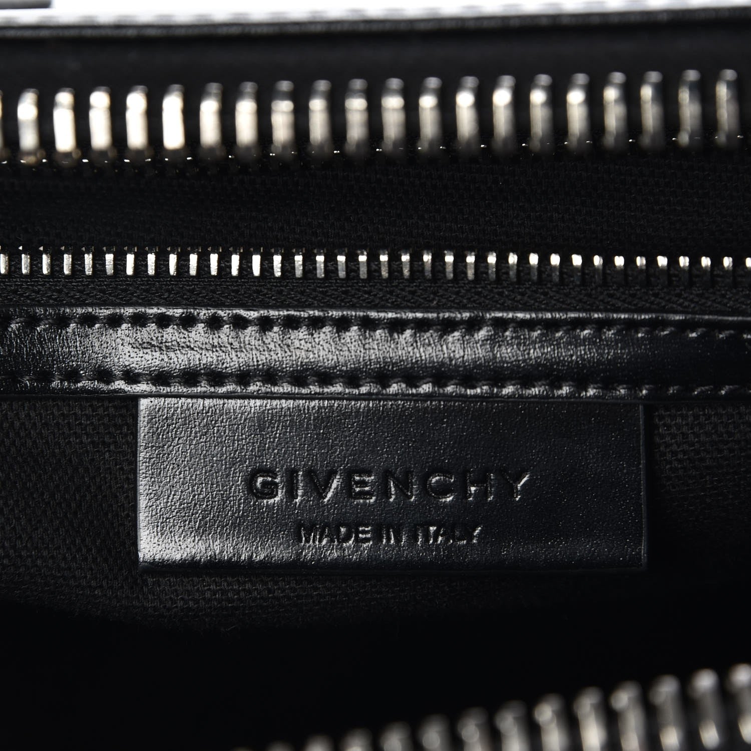 Givenchy Shiny Lord Calfskin Medium Antigona Black 7 of 8