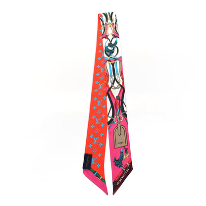 Louis Vuitton Silk Monogram All That Straps BB Bandeau Red Multicolor 2 of 3