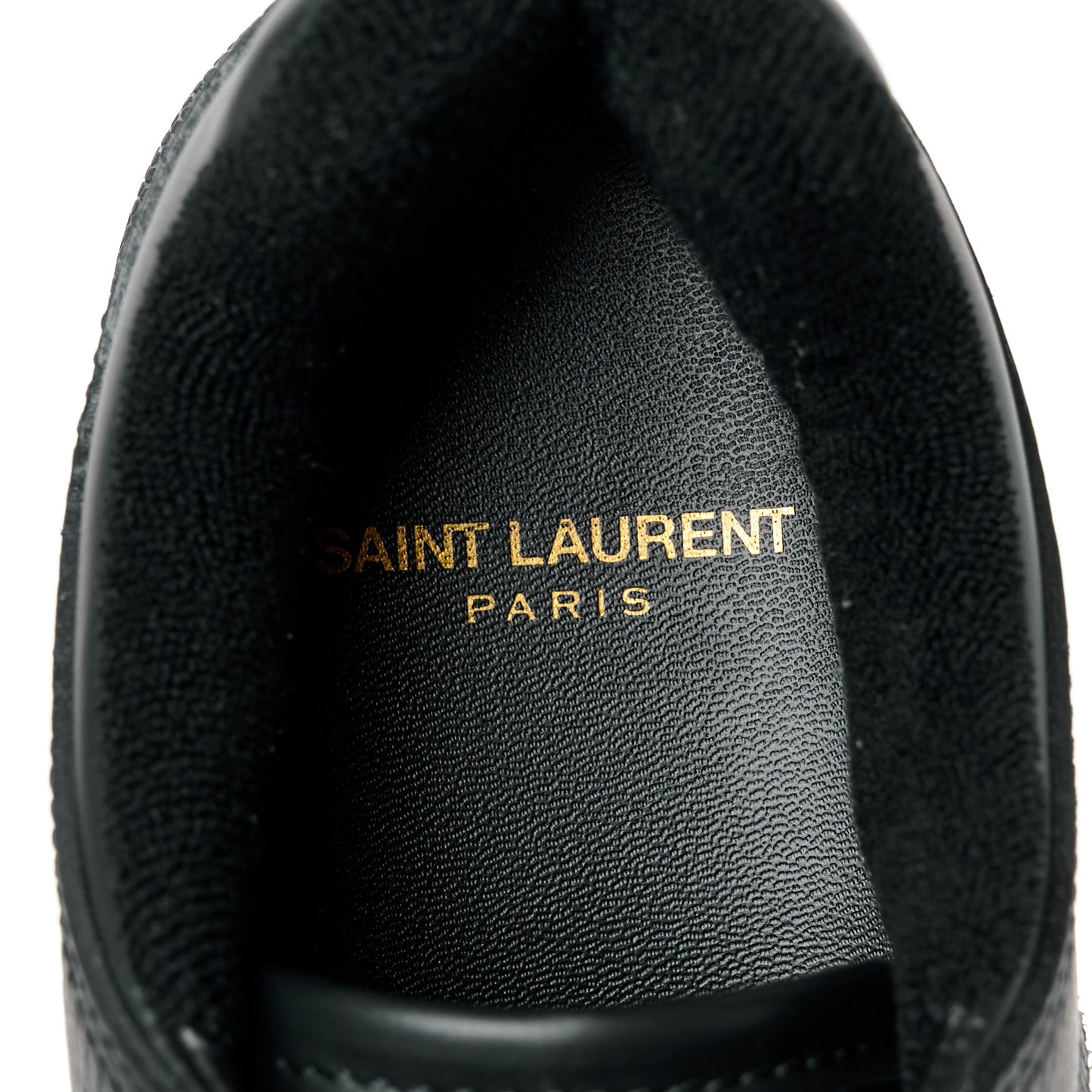 Calfskin Perforated SL61 Sneakers 37.5 Black
