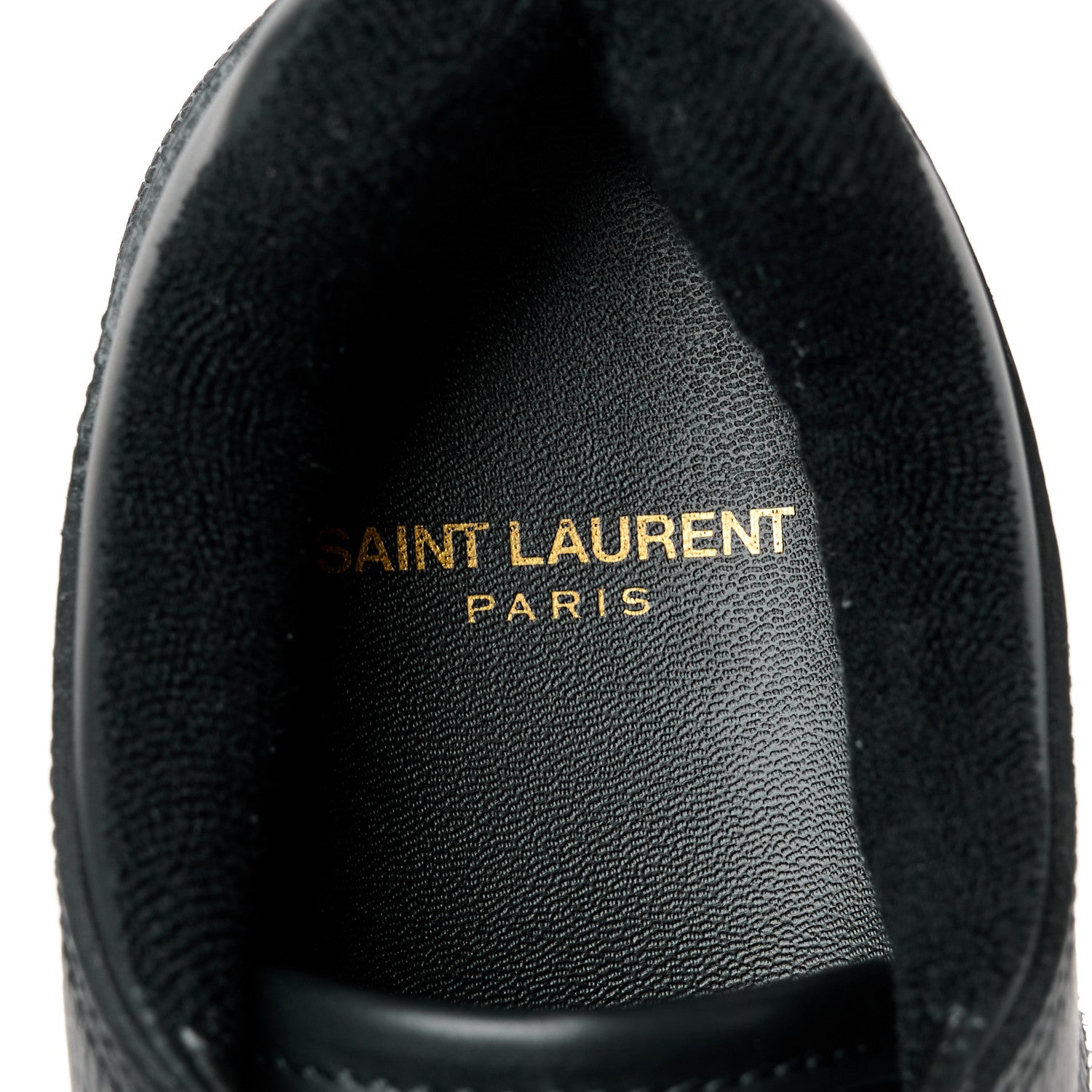 Saint Laurent Calfskin Perforated SL61 Sneakers 37.5 Black 8 of 11