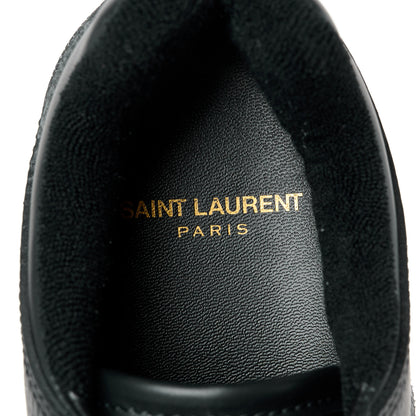 Saint Laurent Calfskin Perforated SL61 Sneakers 37.5 Black 8 of 11