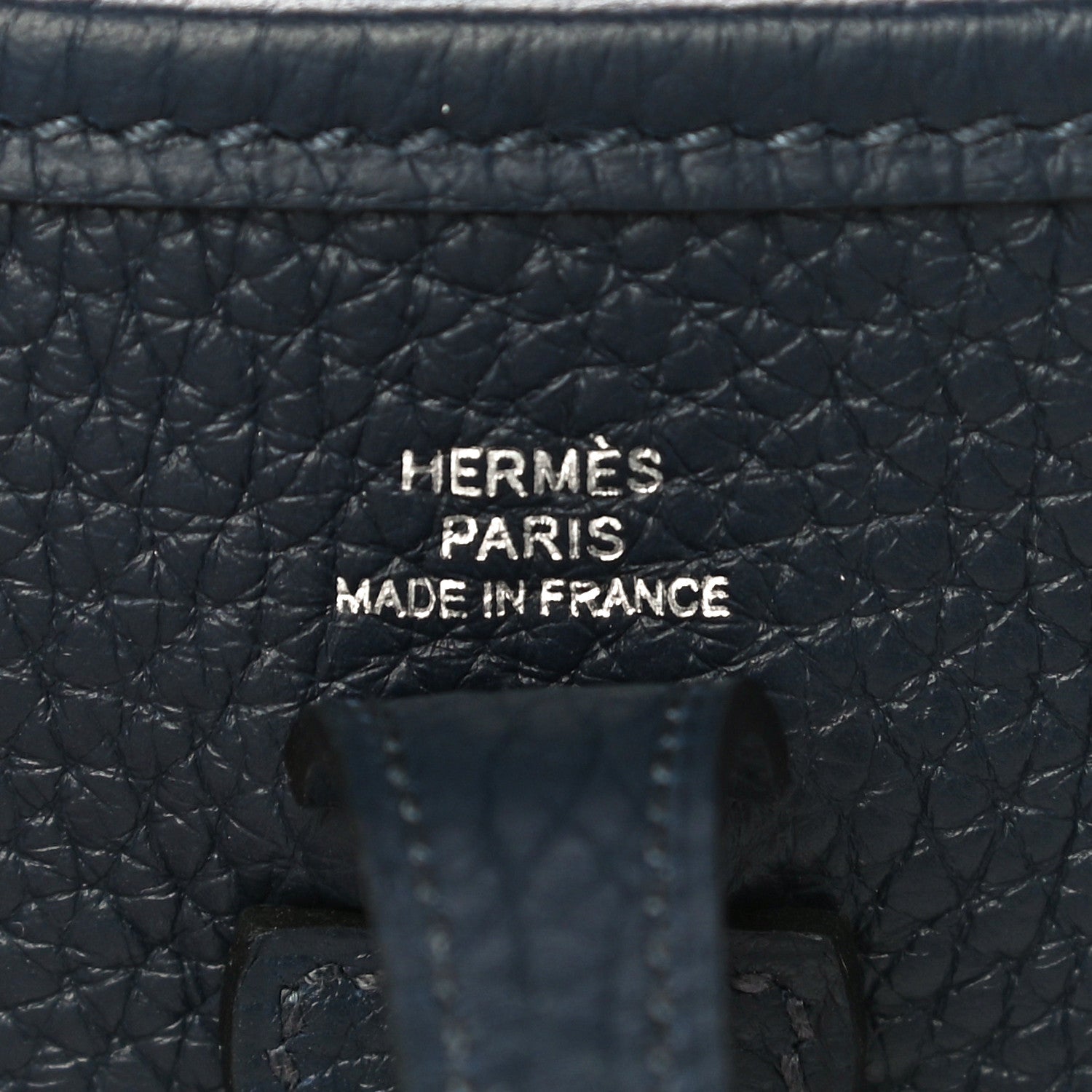Hermes Taurillon Clemence Amazone Evelyne TPM Bleu Nuit Bleu Indigo 6 of 10