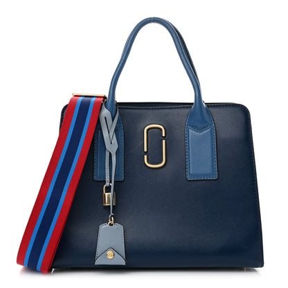 Marc Jacobs Saffiano Big Shot Tote  Navy 1 of 12