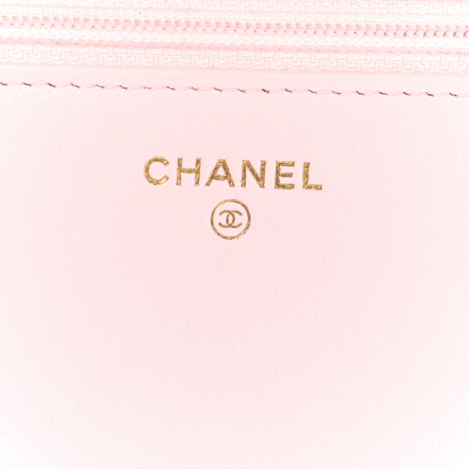 Chanel Lambskin Quilted Pearl Wallet On Chain WOC Pink 9 of 22