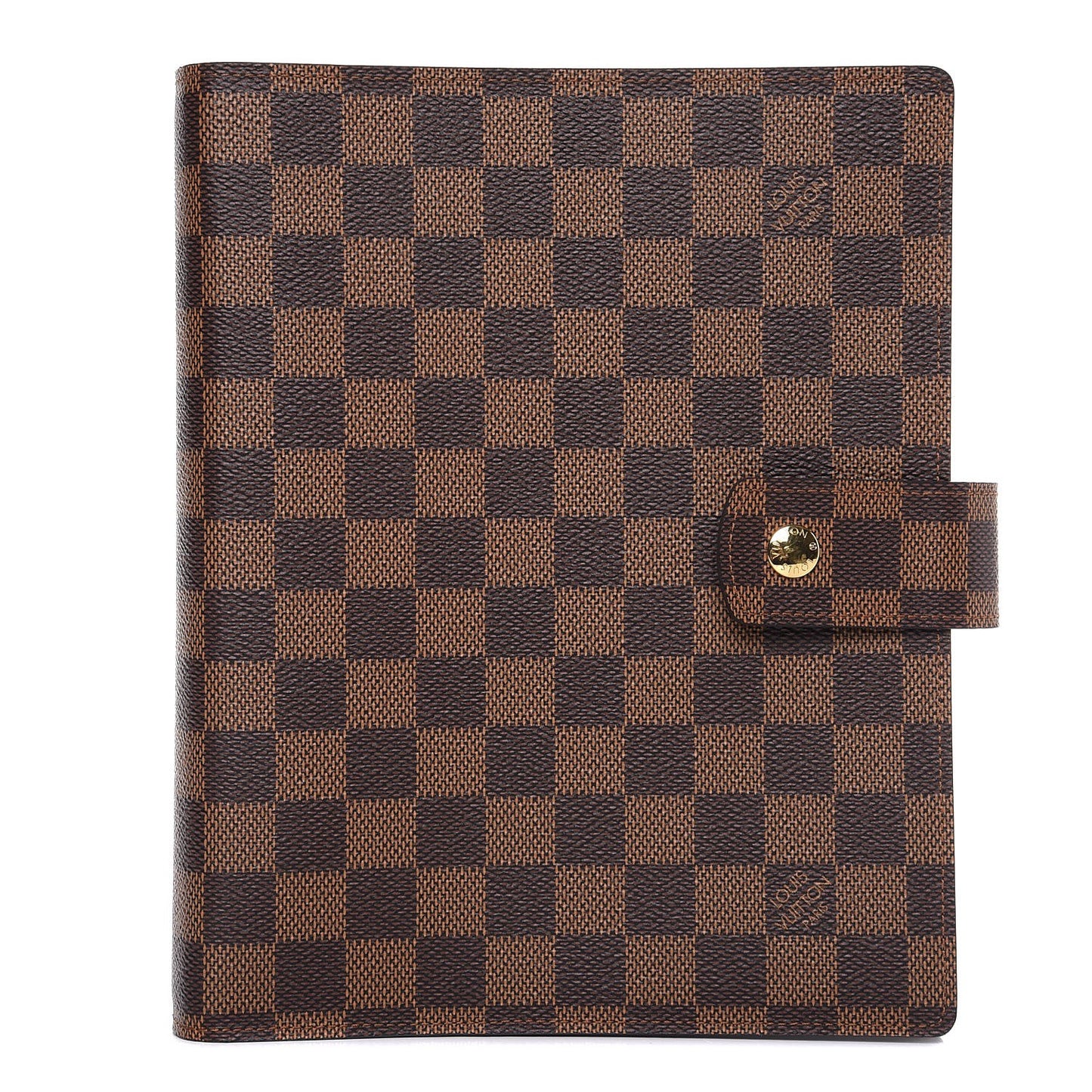 Damier Ebene Large Ring Agenda Cover