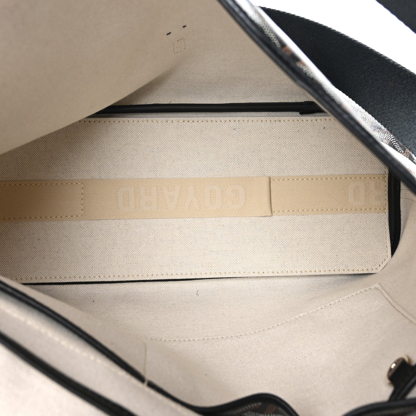 Goyardine Capetien Messenger Bag Black