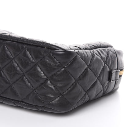 Chanel Aged Calfskin Quilted Medium Reissue Camera Case Black 9 of 10