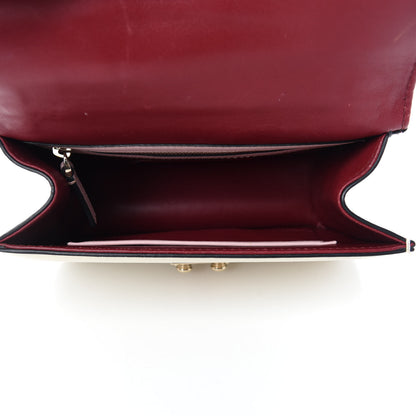 Valentino Garavani Vitello Small Glam Lock Rockstud Flap Light Ivory Water Rose Marine Rubin 5 of 14