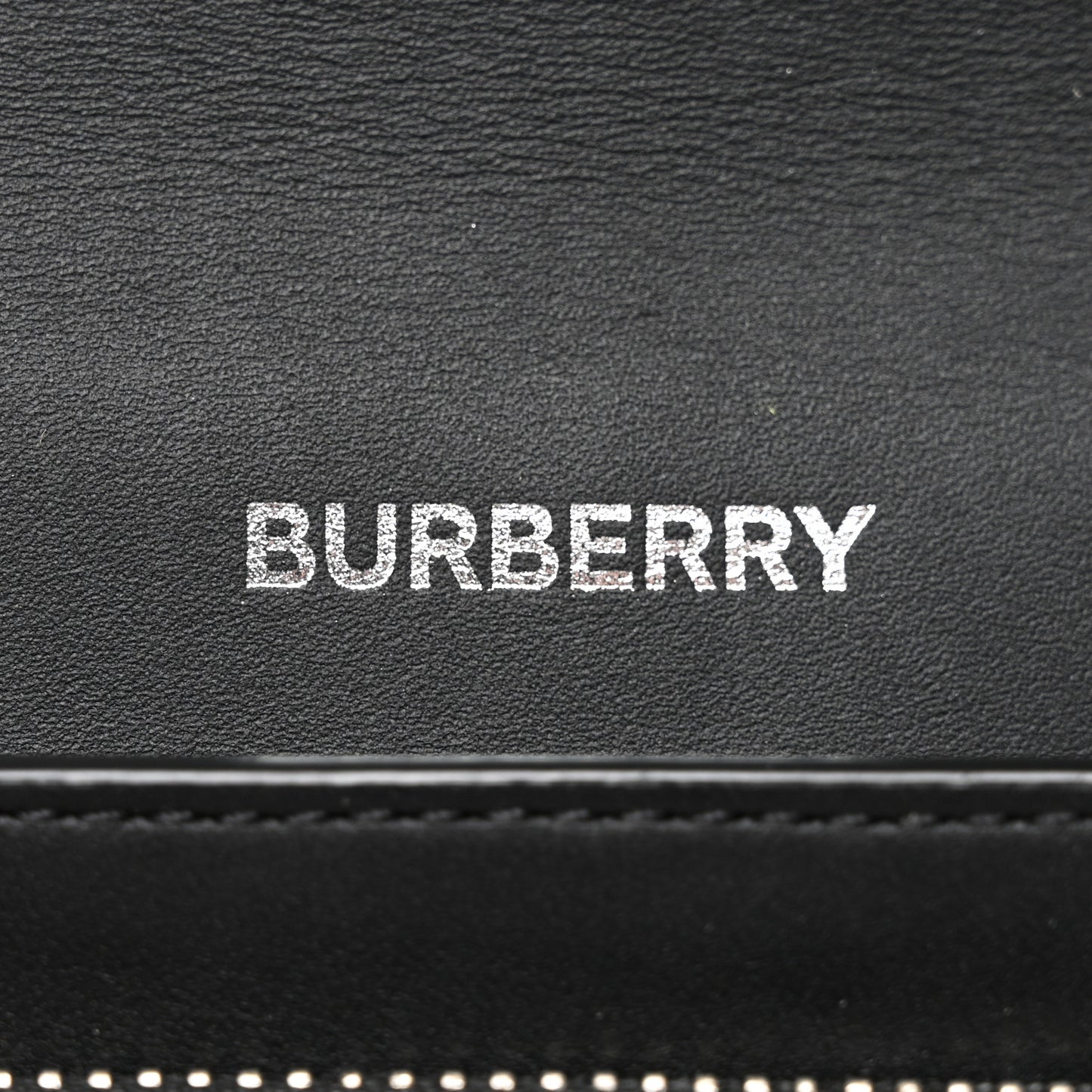 London Check Wallet with Detachable Strap Charcoal