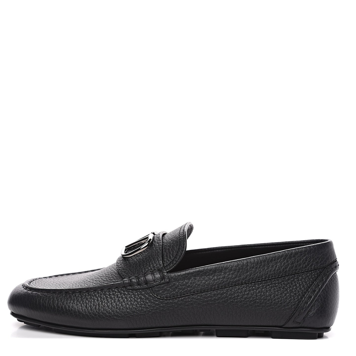 Calfskin Vlogo Loafers 42 Black