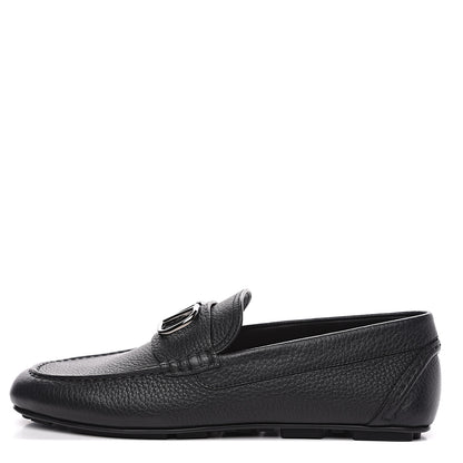 Valentino Garavani Calfskin Vlogo Loafers 42 Black 1 of 8