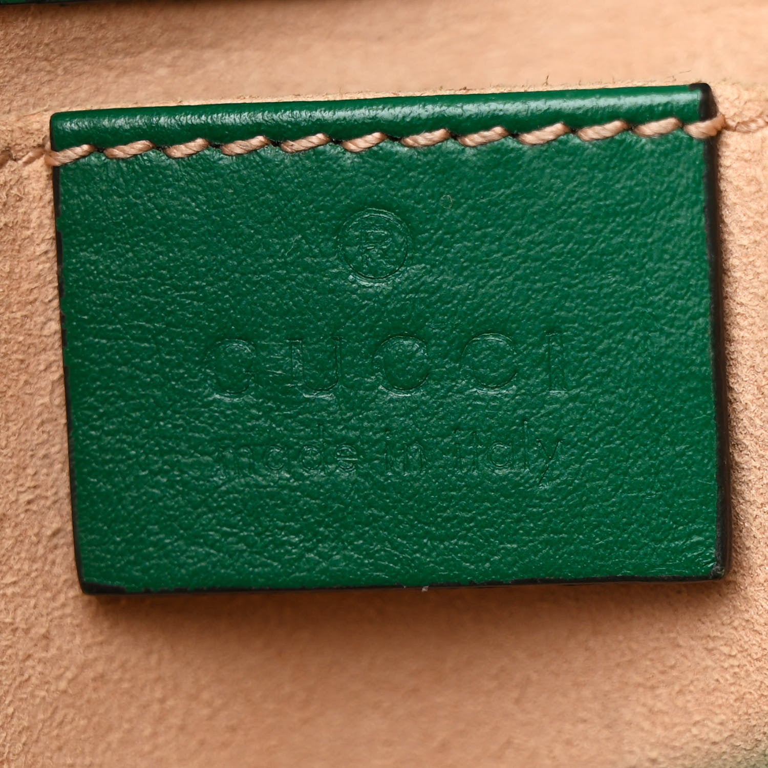 Gucci Calfskin Matelasse Mini GG Marmont Shoulder Bag Emerald Green 6 of 12
