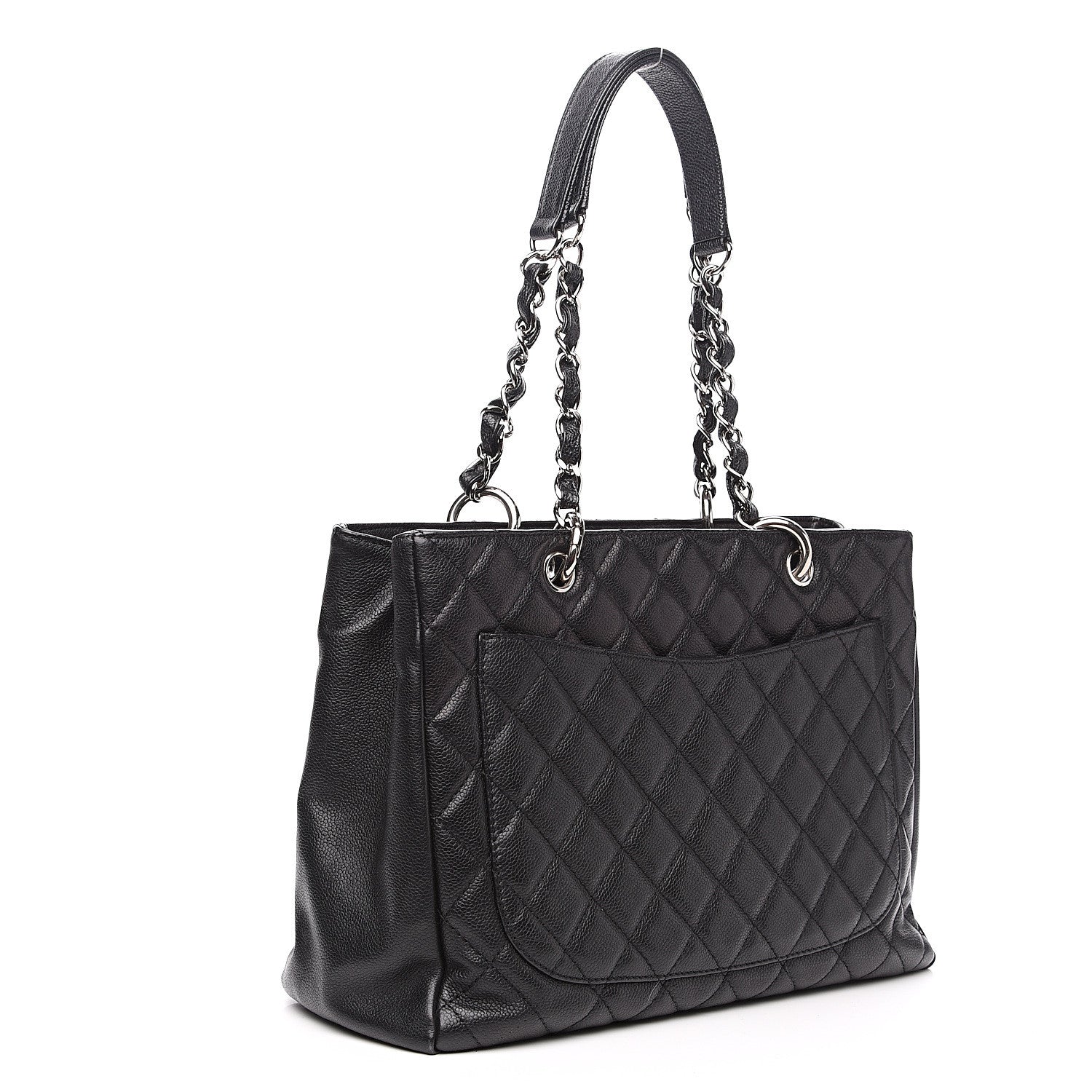 Chanel Caviar Quilted Grand Shopping Tote GST Black 2 of 18