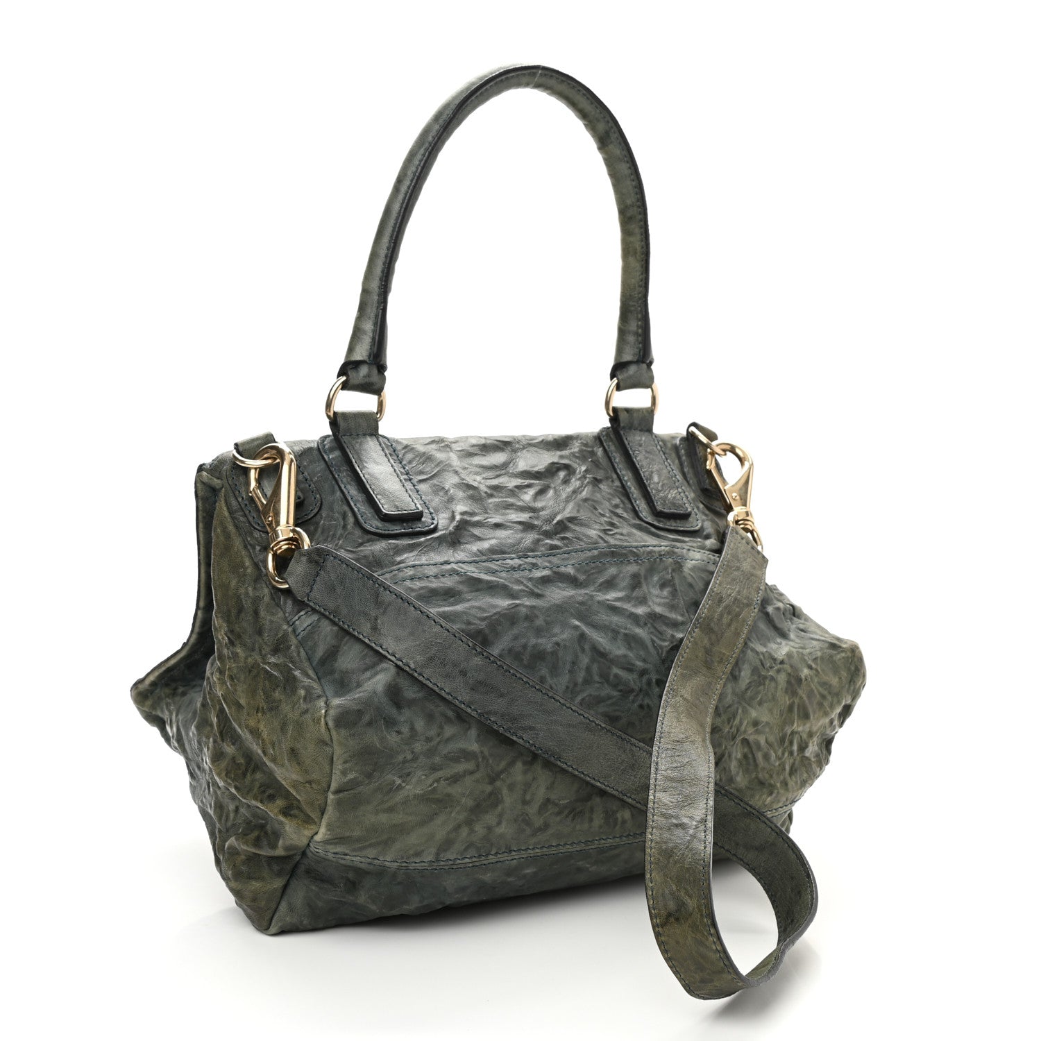 Givenchy Tumbled Sheepskin Medium Pandora Khaki 2 of 6