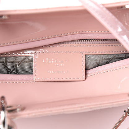 Christian Dior Patent Cannage Large Lady Dior Light Pink 6 of 11