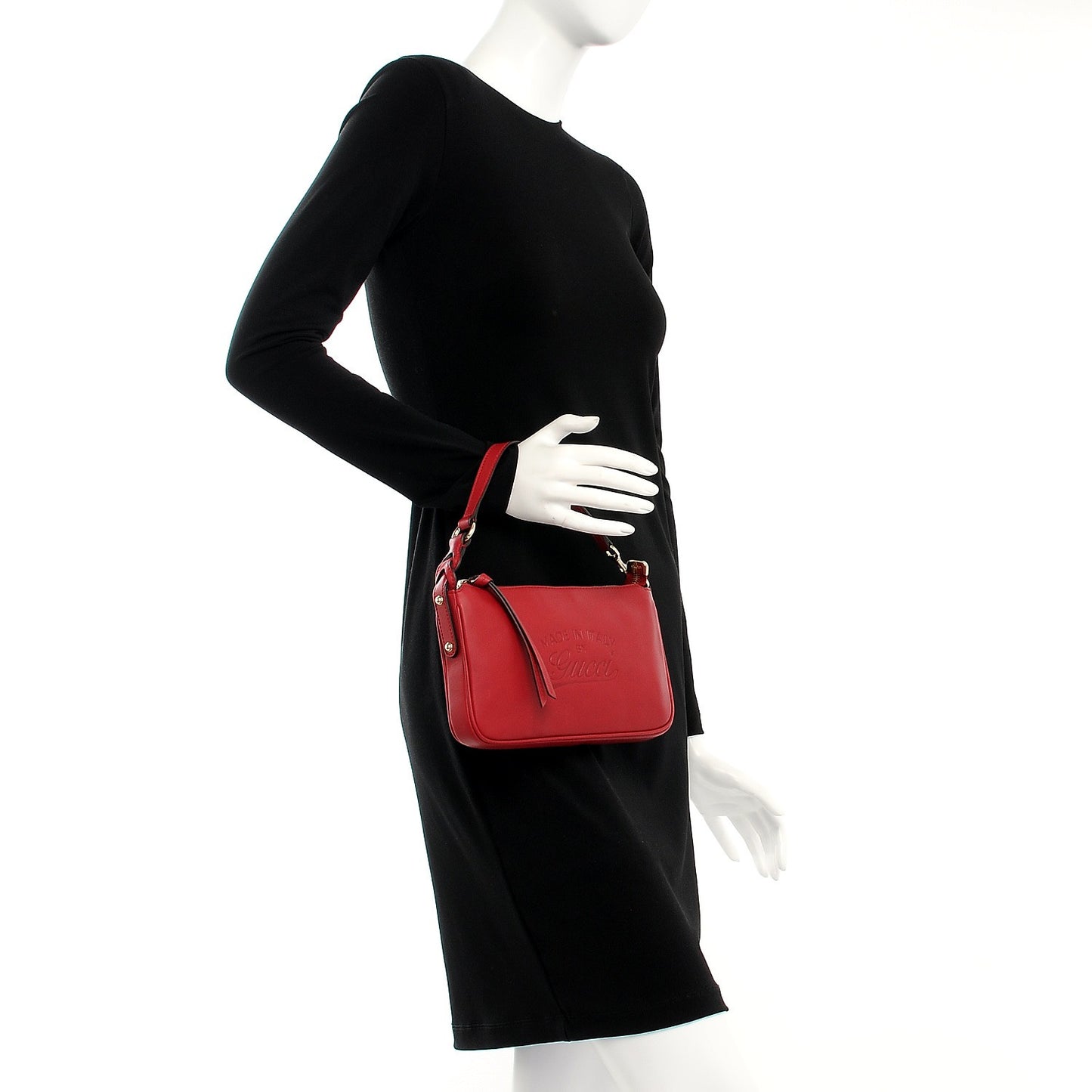 Calfskin Craft Pochette Red