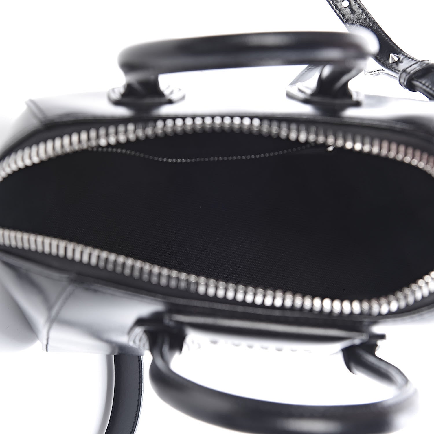 Givenchy Shiny Lord Calfskin Mini Antigona Black 5 of 10