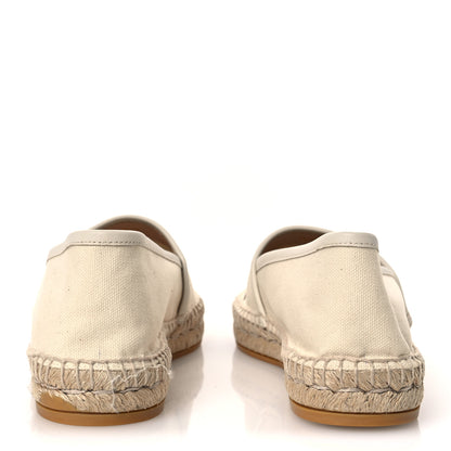 Gucci Canvas Logo Espadrilles 39 Greggio White 6 of 10