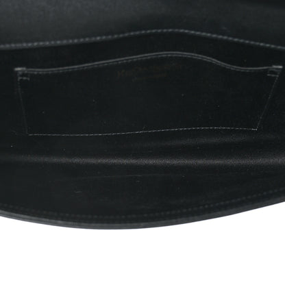 Saint Laurent Calfskin Monogram Large Belle De Jour Clutch Black 6 of 9