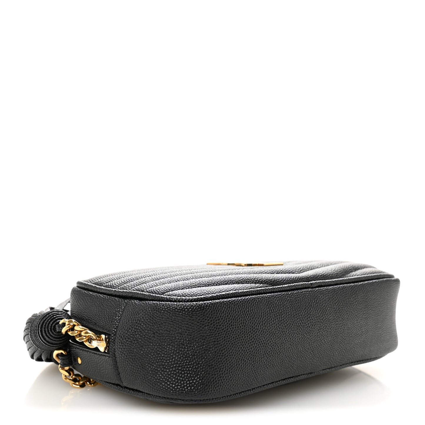 Grain De Poudre Matelasse Monogram Mini Lou Camera Bag Black