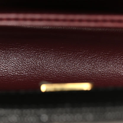 Chanel Caviar Lizard Embossed Quilted Extra Mini Coco Handle Flap Black 4 of 11