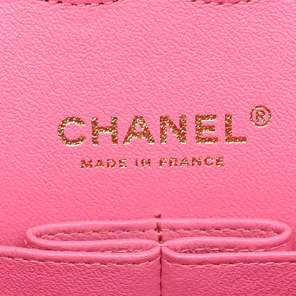 Chanel Caviar Quilted Medium Double Flap Pink 6 of 10