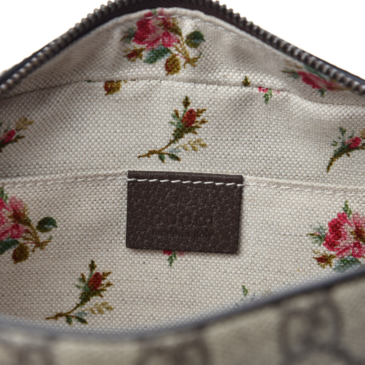 GG Supreme Monogram Web Neo Vintage Shoulder Bag Beige New Acero Crop