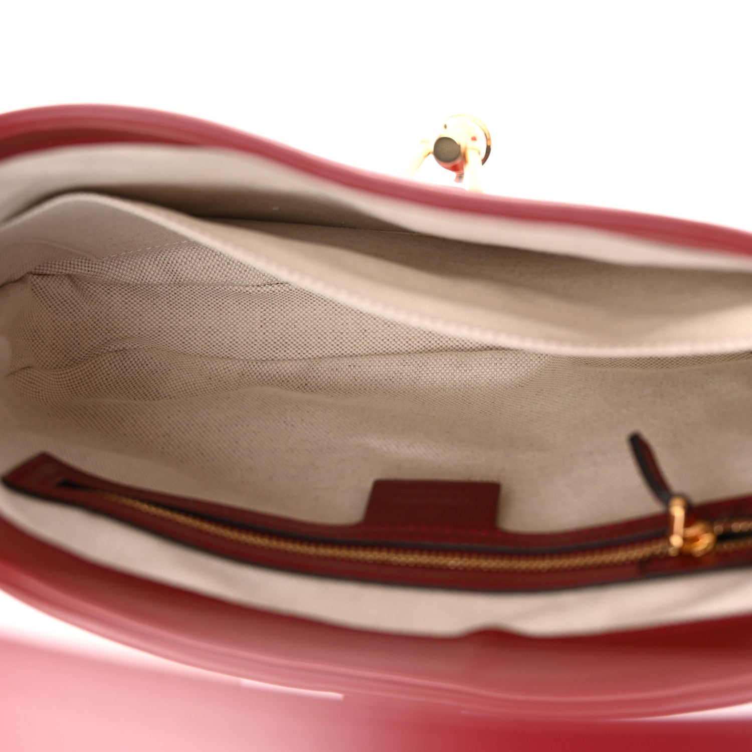 Gucci Boarded Dyana Lux Calfskin Bi-Color Small Jackie 1961 Hobo Blue Agata New Cherry Red 5 of 11