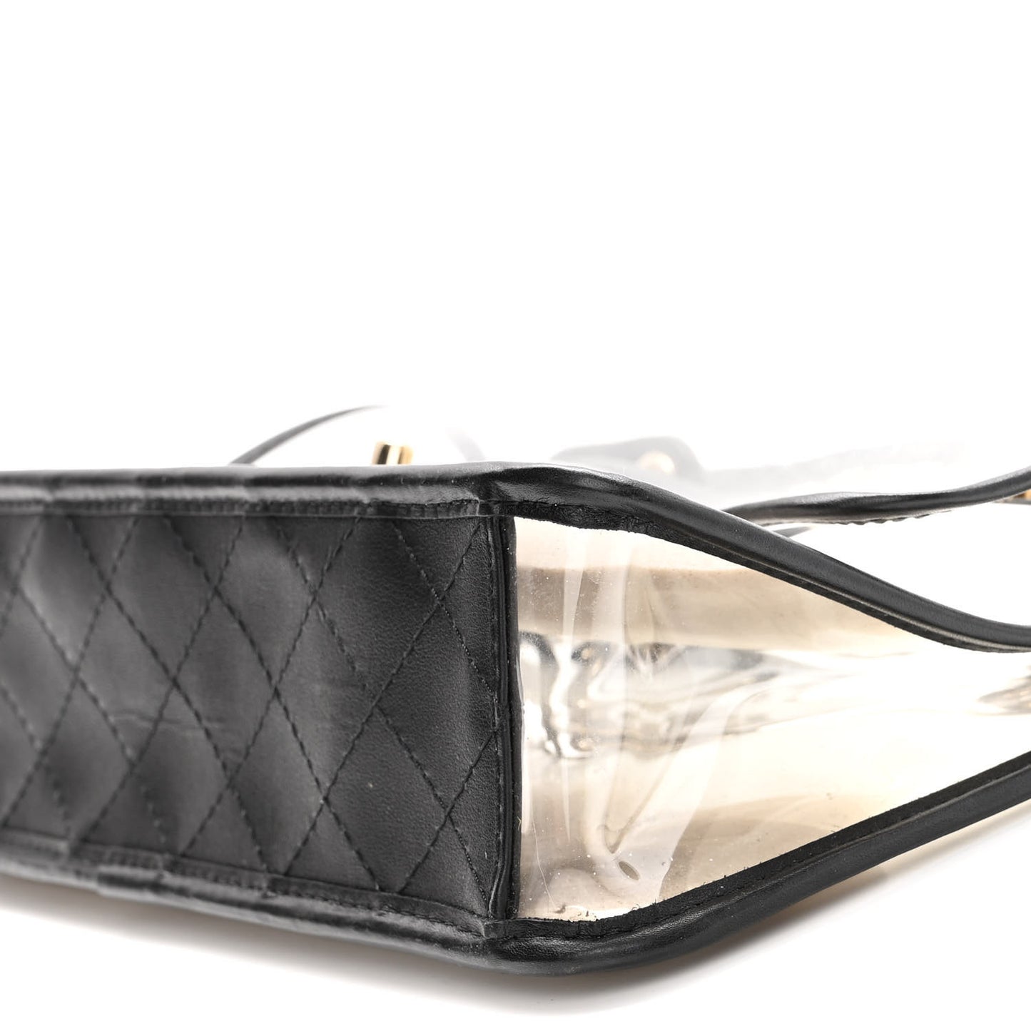 Lambskin PVC Medium Coco Sand Flap Black