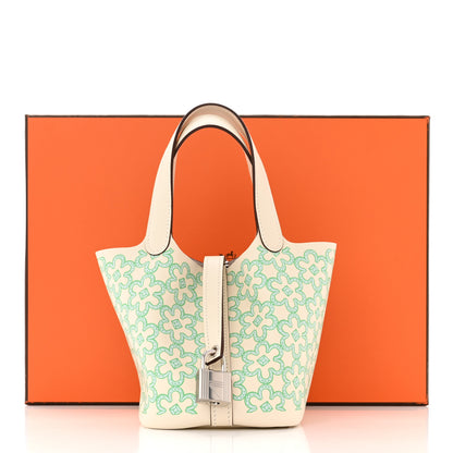 Hermes Swift Micro Lucky Daisy Picotin Lock Nata Vert 11 of 11