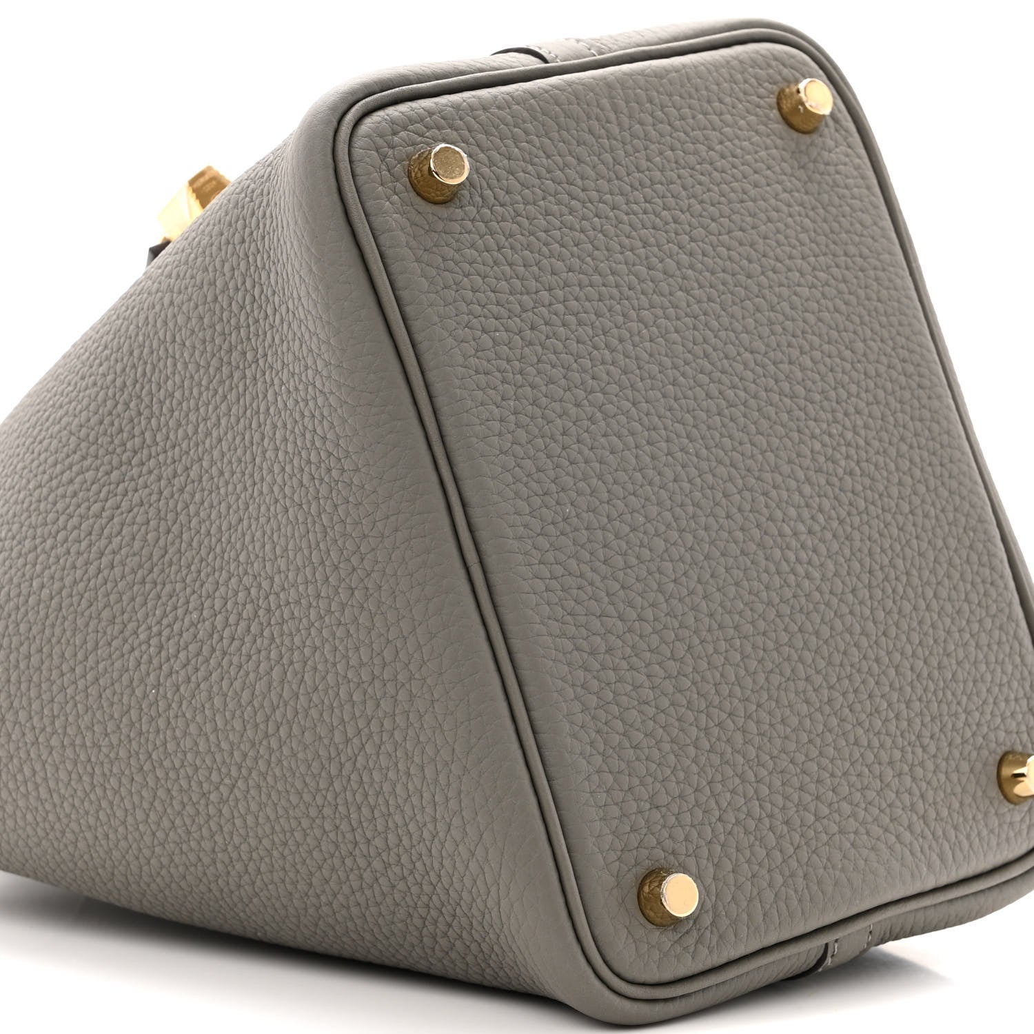Hermes Taurillon Clemence Picotin Lock 18 PM Gris Meyer 9 of 10