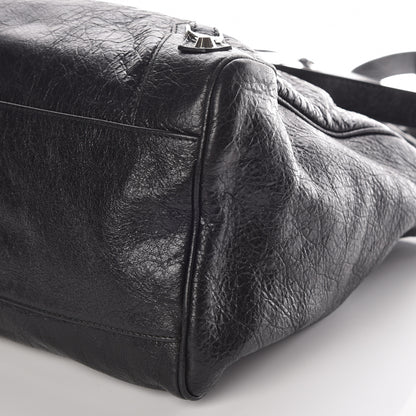 Balenciaga Agneau Classic Silver Hardware Velo Black 10 of 10