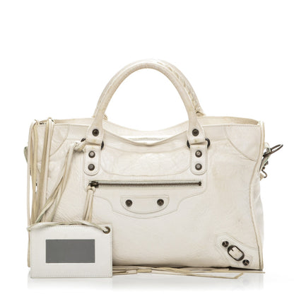 Balenciaga Agneau Classic Hardware City White 1 of 14