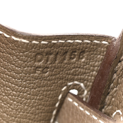 Hermes Togo Birkin 25 Etoupe 7 of 11