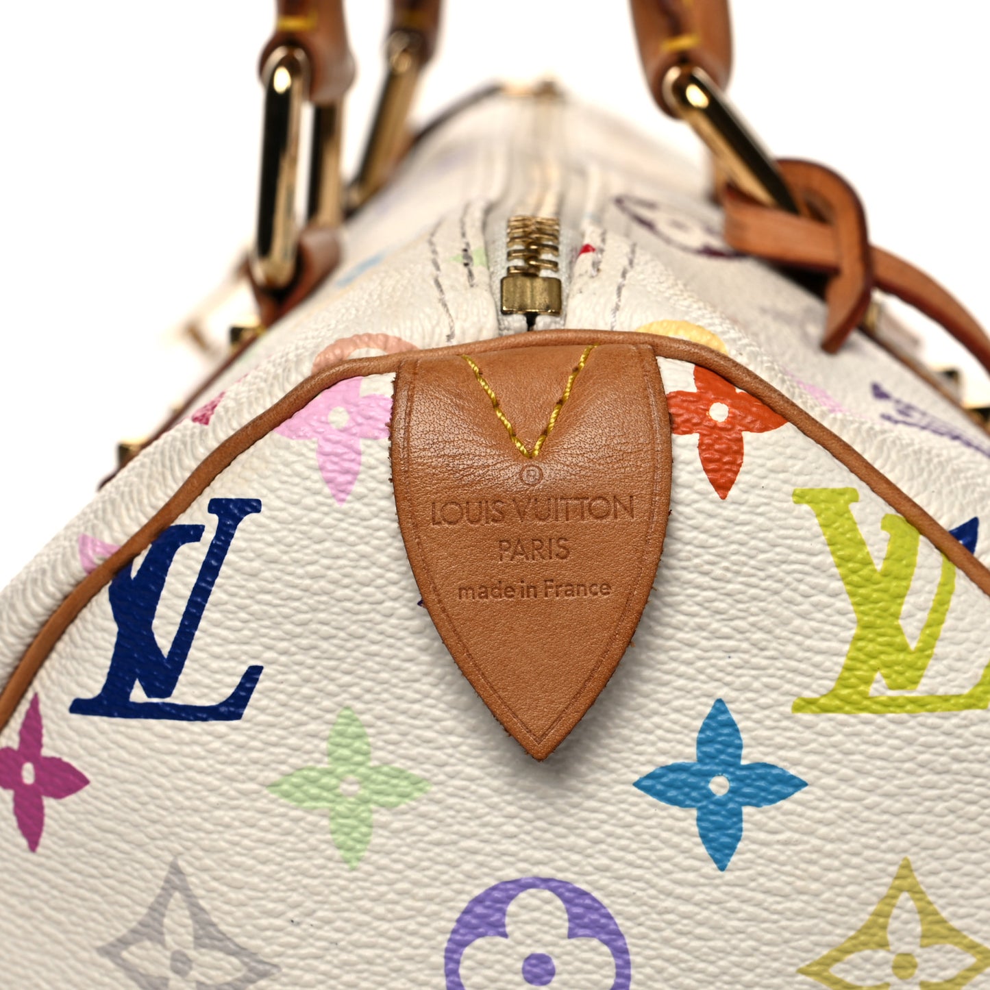 Monogram Multicolor Speedy 30 White