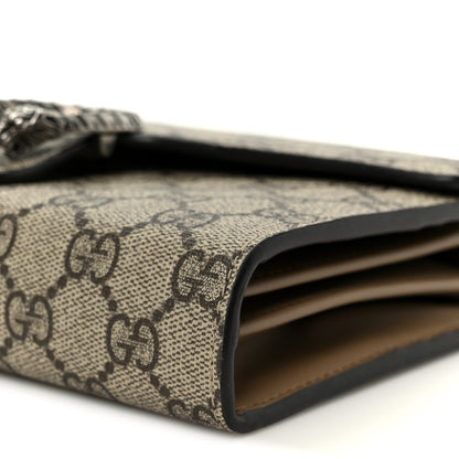 Gucci GG Supreme Monogram Mini Dionysus Chain Wallet Beige Taupe 10 of 10