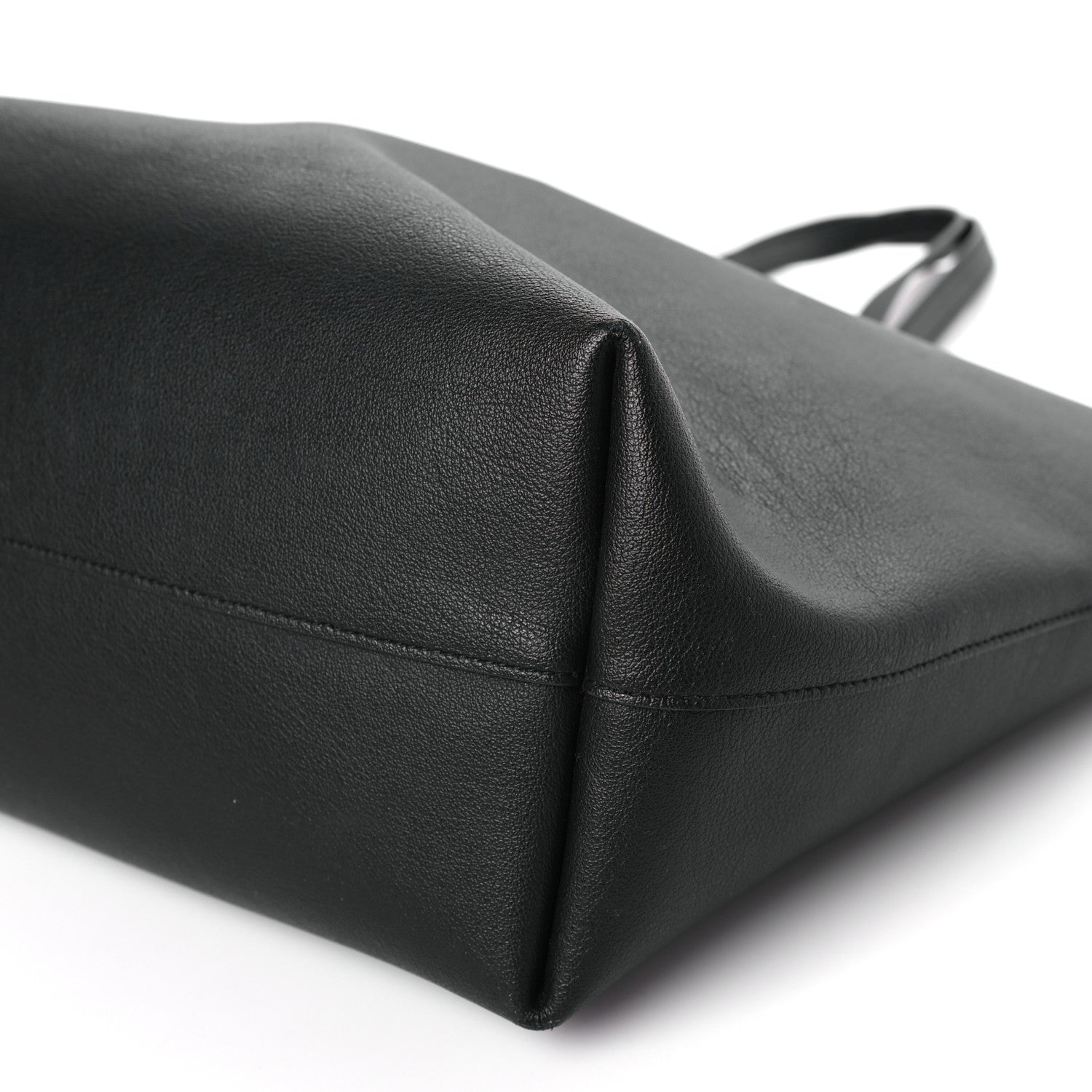 Saint Laurent Calfskin Large Shopping Tote Black 10 of 10