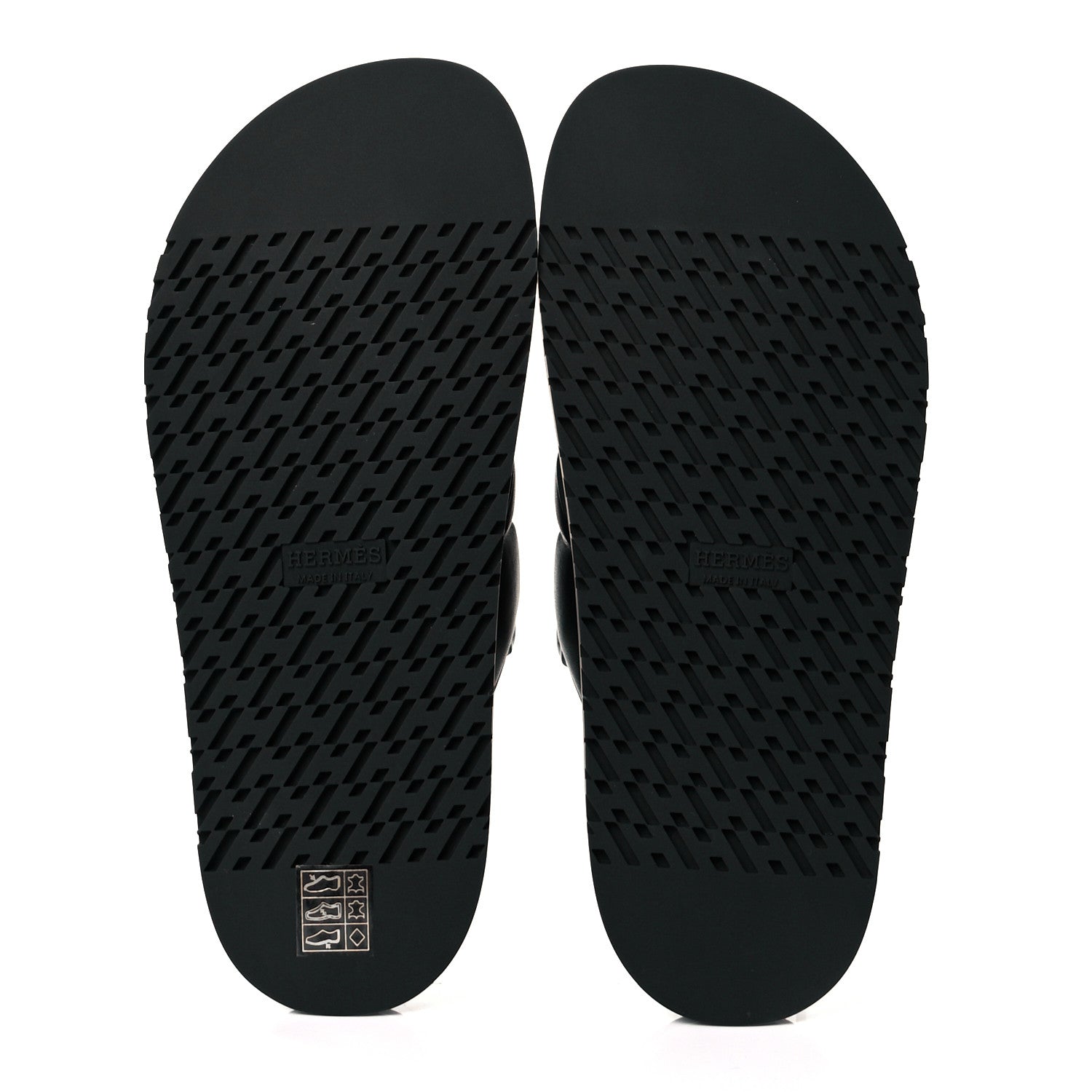 Hermes Nappa Extra Sandals 38.5 Black 5 of 9