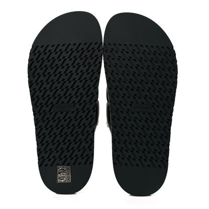 Hermes Nappa Extra Sandals 38.5 Black 5 of 9