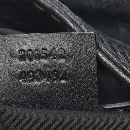 Gucci Monogram Large Jockey Hobo Black 7 of 11