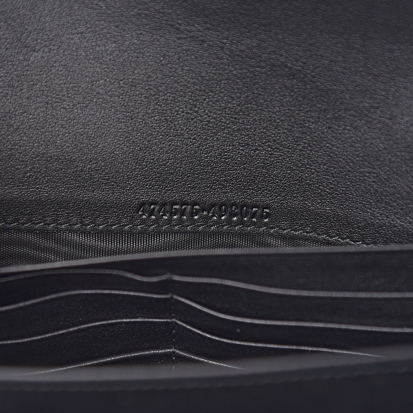 Velvet Matelasse GG Marmont Chain Wallet Black