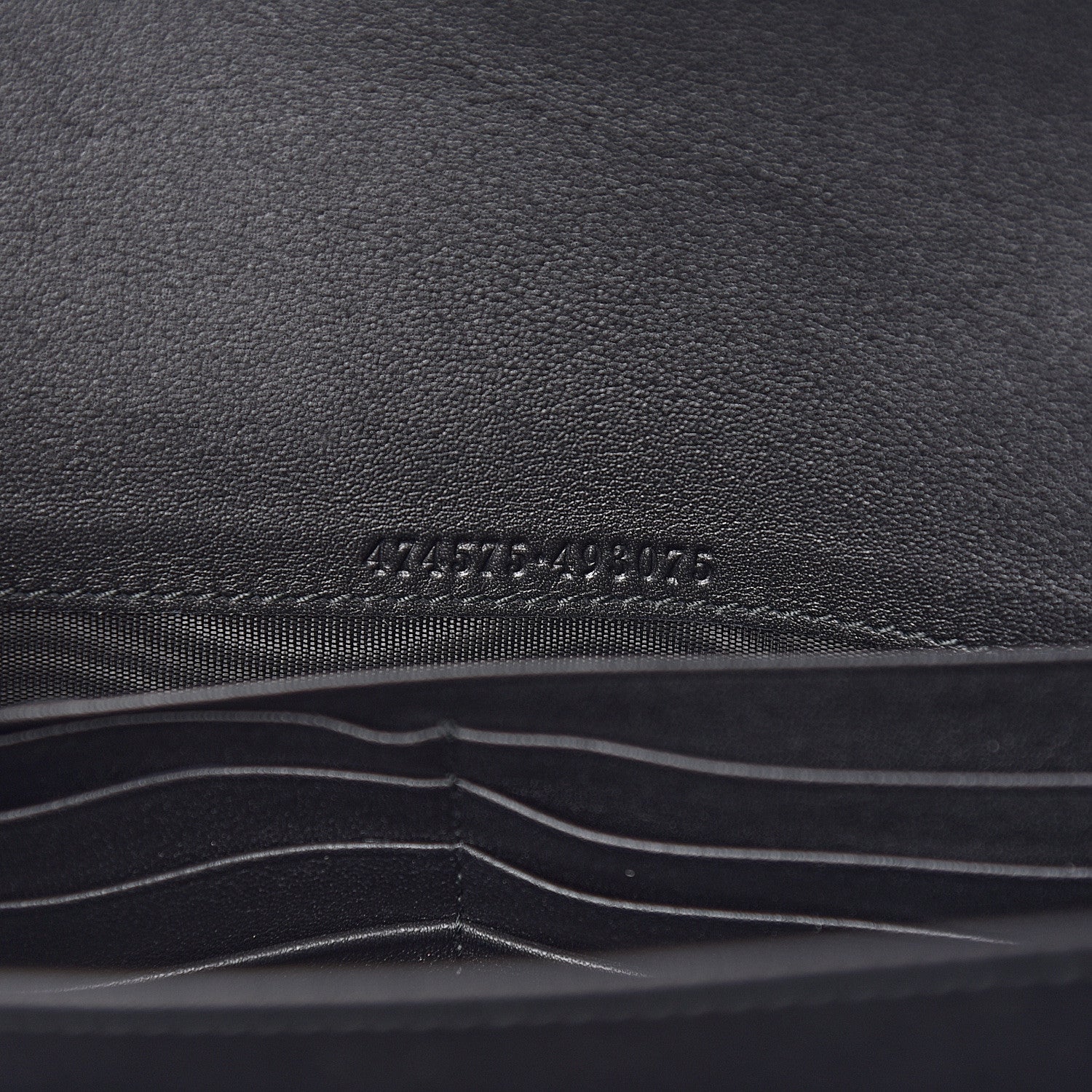 Gucci Velvet Matelasse GG Marmont Chain Wallet Black 7 of 11