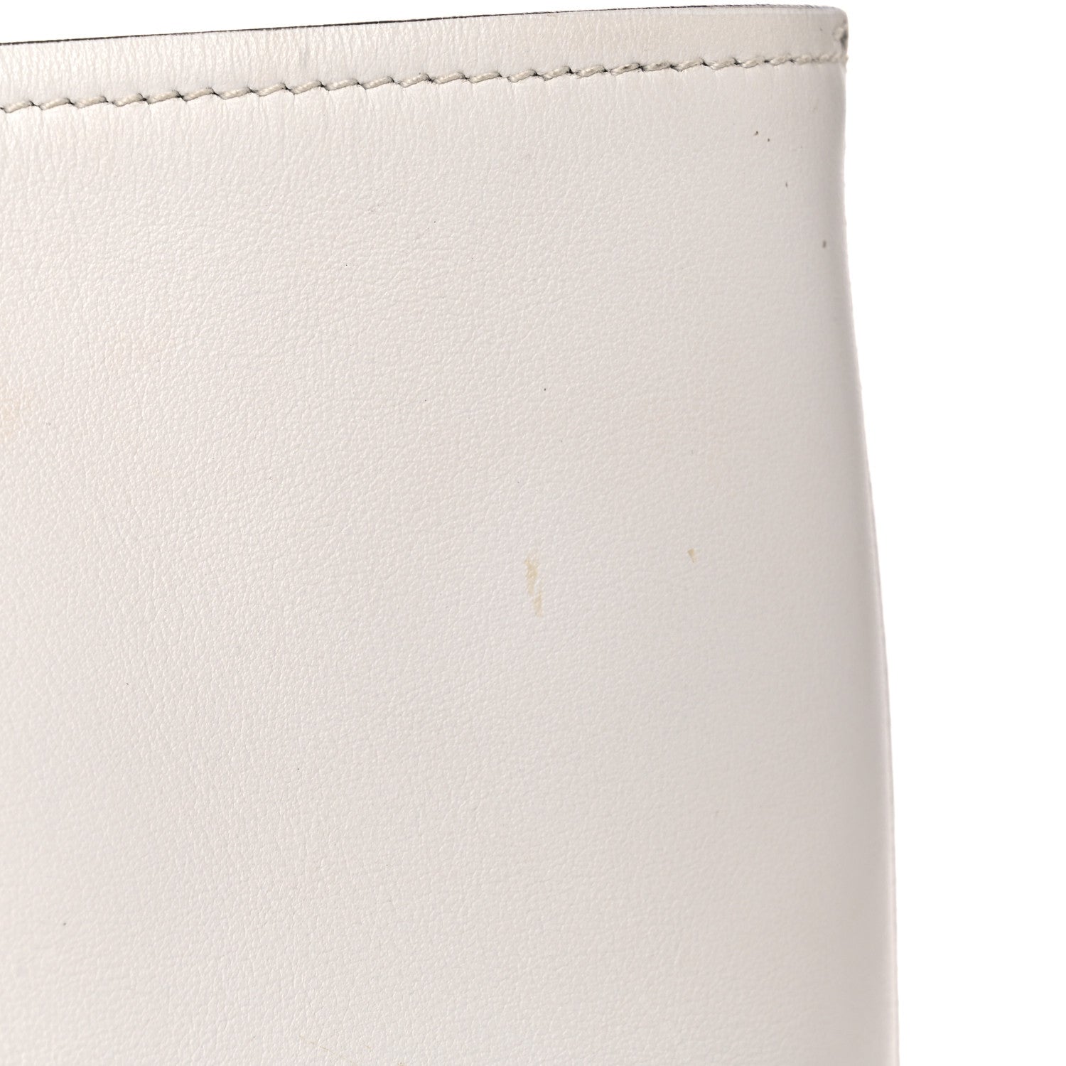 Prada City Calf Front Pocket Large Shopping Tote White Black 12 of 22