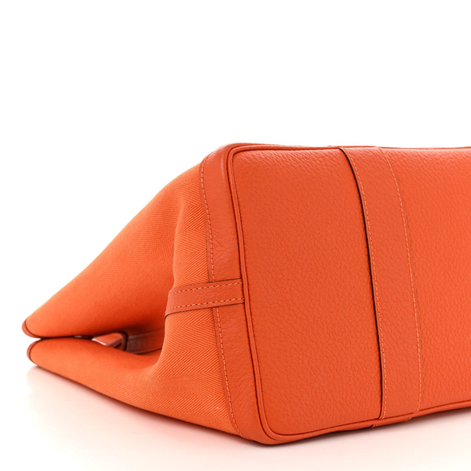 Hermes Toile Negonda Garden Party Tote 36 MM Orange 9 of 10