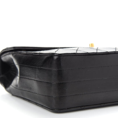 Chanel Lambskin Quilted Medium Single Flap Black 8 of 9