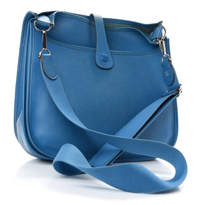 Hermes Epsom Evelyne III GM Mykonos 3 of 19