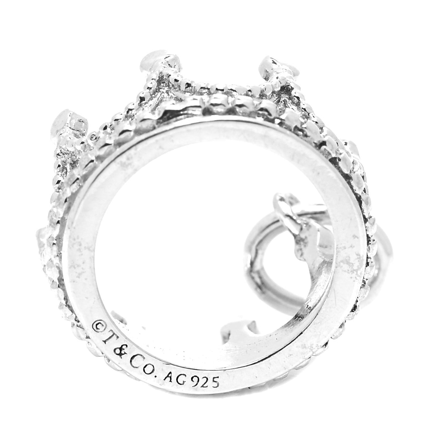 Sterling Silver Crown Charm