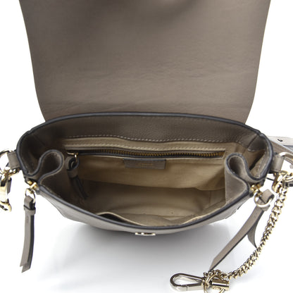 Chloe Suede Calfskin Small Faye Backpack Motty Grey 4 of 10